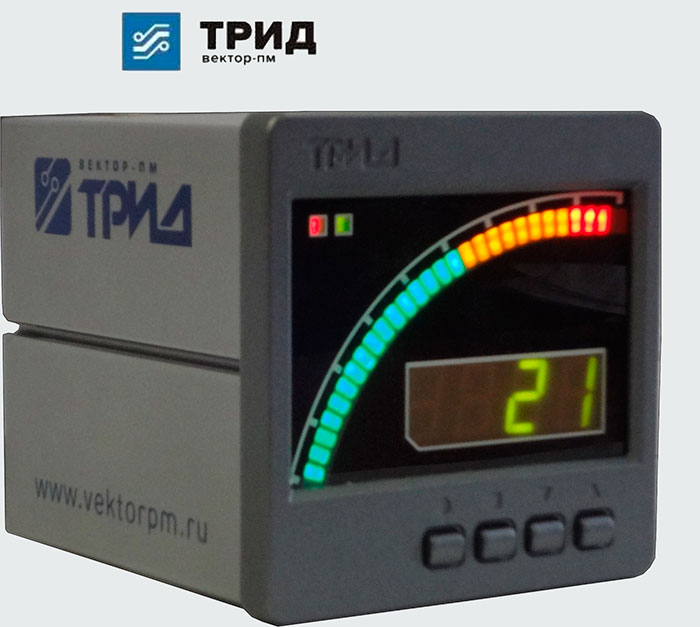 Купить Регулятор измеритель-сигнализатор универсальный ТРИД  ИСУ331/431 с цифровым индикатором и дуговой графической шкалой 