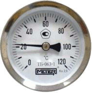 Купить Метер ТБ-1 термометр биметаллический 