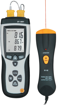 Купить Многофункциональный термометр DT-8891 