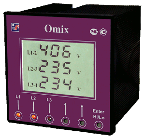 Купить Мультиметр трехфазный Omix P99-M-3-0.5-K 