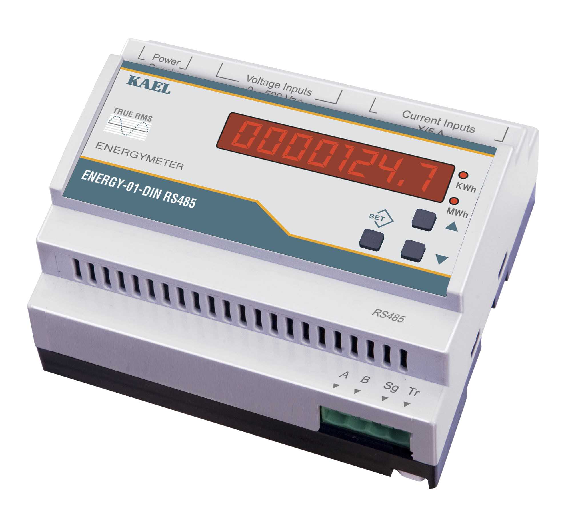 Купить Трехфазный счетчик-анализатор электроэнергии ENERGYMETER-01-DIN RS485 
