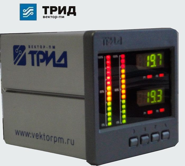 Купить Регулятор измеритель-сигнализатор универсальный ТРИД  ИСУ321/421 с цифровым индикатором и вертикальной графической шкалой 