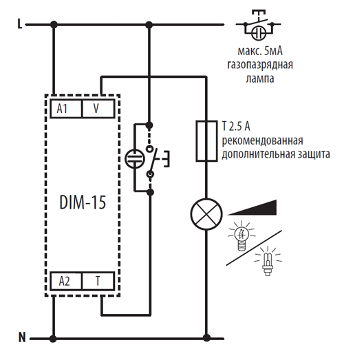 Купить Управляемый регулятор света DIM-15 